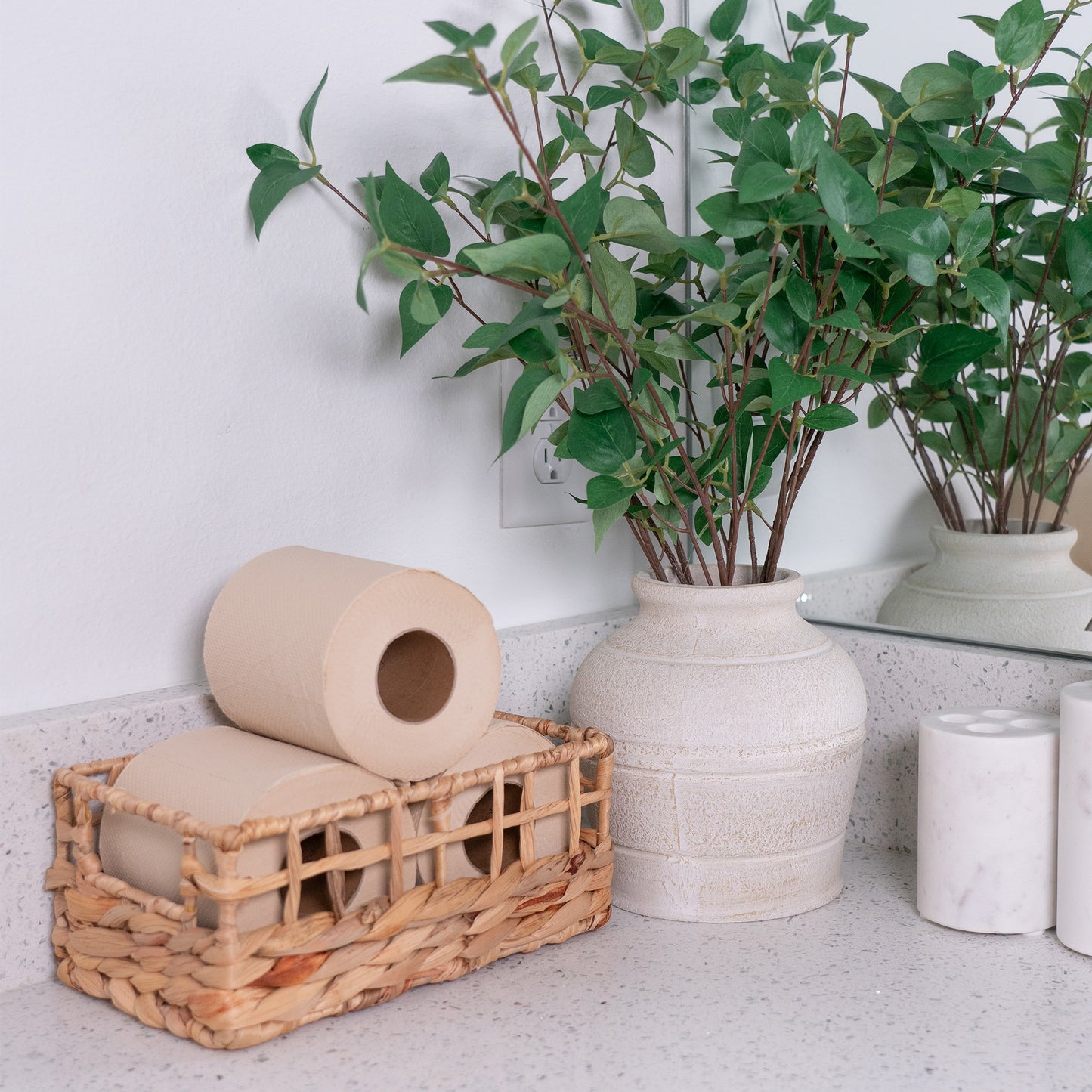 48 Bulk Unbleached Bamboo Toilet Paper