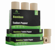 12 Box Unbleached Bamboo Toilet Paper