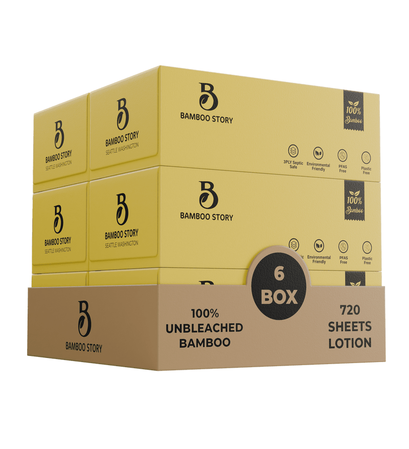 6 Pack Lotion Facial Tissue