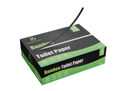 12 Box Unbleached Bamboo Toilet Paper