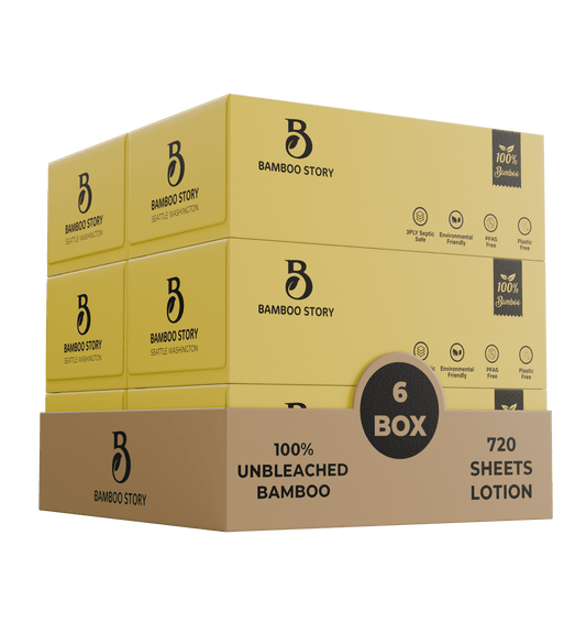 6 Pack Lotion Facial Tissue