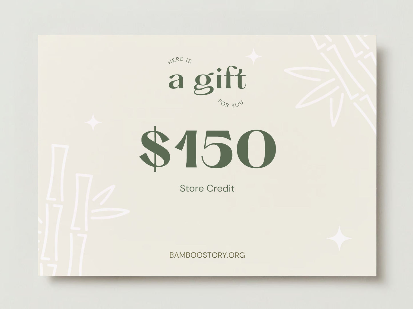 Bamboo Story Digital Gift Card